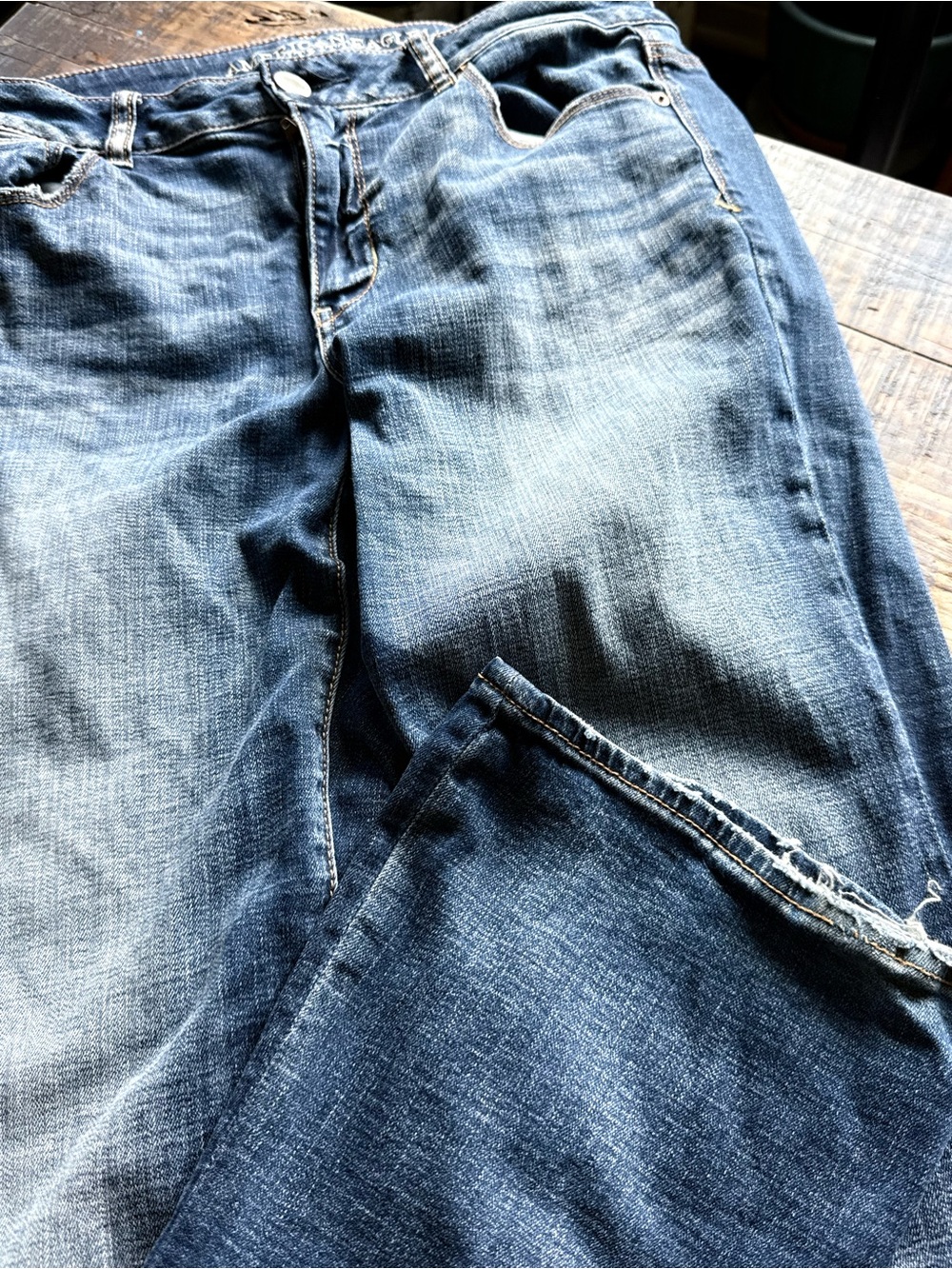 American Eagle Outfitters Women's skinny kick Bootcut Jeans  size 14